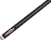 Pure X HXT15 Pool Cue Walnut Stained w/ Black-White Graphic and Black Linen Wrap