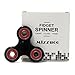 Mizzuco Tri-Spinner Fidget Toy with Premium Hybrid Ceramic Bearing, Black/Red