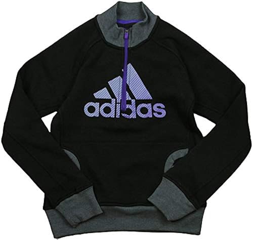 Adidas Big Girls Ultimate Pullover Performance Sweatshirt Black in