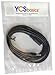 YCS basics 6 Foot 2.5mm Male to Female 4 Conductor Headphone Extension Cable Not for Backup Cameras