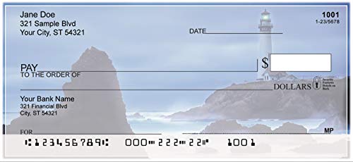 Lighthouses Scenic Views Top Tear Personal Checks