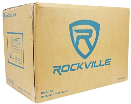 5 Rockville+RV10+2A+Subwoofer+Enclosure+Amplifier