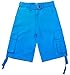 North 15 Men's Belted Crafted Cargo Pockets Twill Cotton Shorts