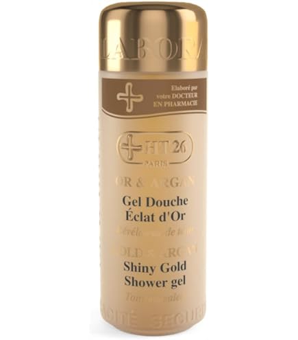 gel douche ht26 glutathion PARIS - Shower Gold & Argan Shiny Gold/Or et Argan Gel niacinamide-face-cream