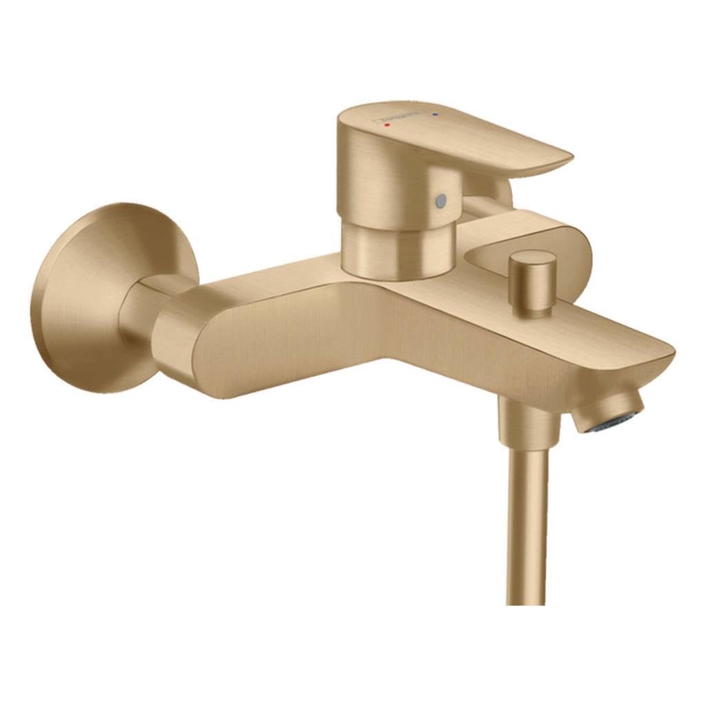 hansgrohe Talis E Bathtub Tap for 2 Functions Surface-Mounted Brushed Bronze