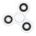 SigmaGo 2 Pack Fidget Spinner with Premium Ceramic Bearings-Durable Finger Spinner Tri-spinner Fidget Toy for Stress and Anxiety Relief (White and Black)