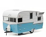 Shasta Airflyte 15' Camper Trailer Blue for 1/24 Scale Model Cars and Trucks 1/24 by Greenlight 18229