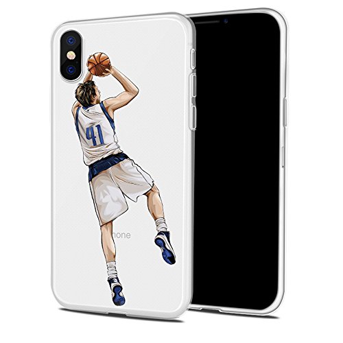 iPhone 7 / iPhone 8 Basketball Silicone Protective Transparent Thin Case (20)
