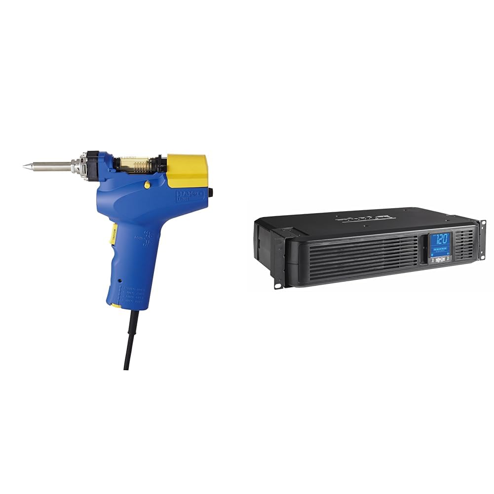 Hakko FR301-03/P Portable Desoldering Tool with Precise Temperature Control °F /°C & Tripp Lite SMART1500LCD 1500VA UPS Smart Battery Backup & Surge Protector Image Hakko FR301-03/P Portable Desoldering Tool with Precise Temperature Control °F /°C & Tripp Lite SMART1500LCD 1500VA UPS Smart Battery Backup & Surge Protector Image