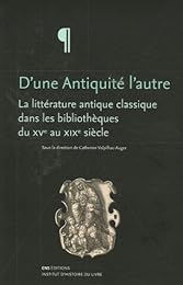 D'une Antiquité l'autre