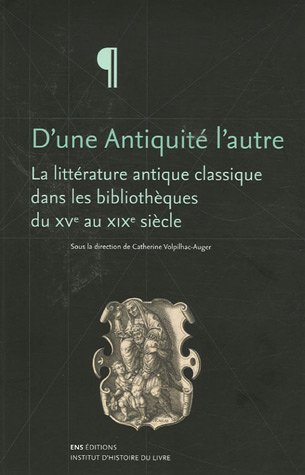 D'une Antiquité l'autre