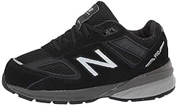 New Balance 990 V5 Sneaker, Black, 13 US Unisex
