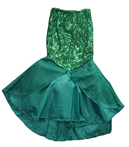 BYBU Baby Girl Sequins Little Mermaid Costume Dress