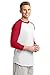 Sport-Tek Colorblock Raglan Jersey L White/Red