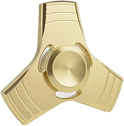 Willgo Fidget Spinner EDC Hand Spinner Focus Fingertip Spinner Fidget Toys Metal High Speed Relieving ADHD, OCD , Anxiety, Stress and Boredom - Up to 5 Mins (Glod)