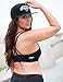 Women's Extra Support Yoga Crossfit Gym Sports Bra (Large, Black)