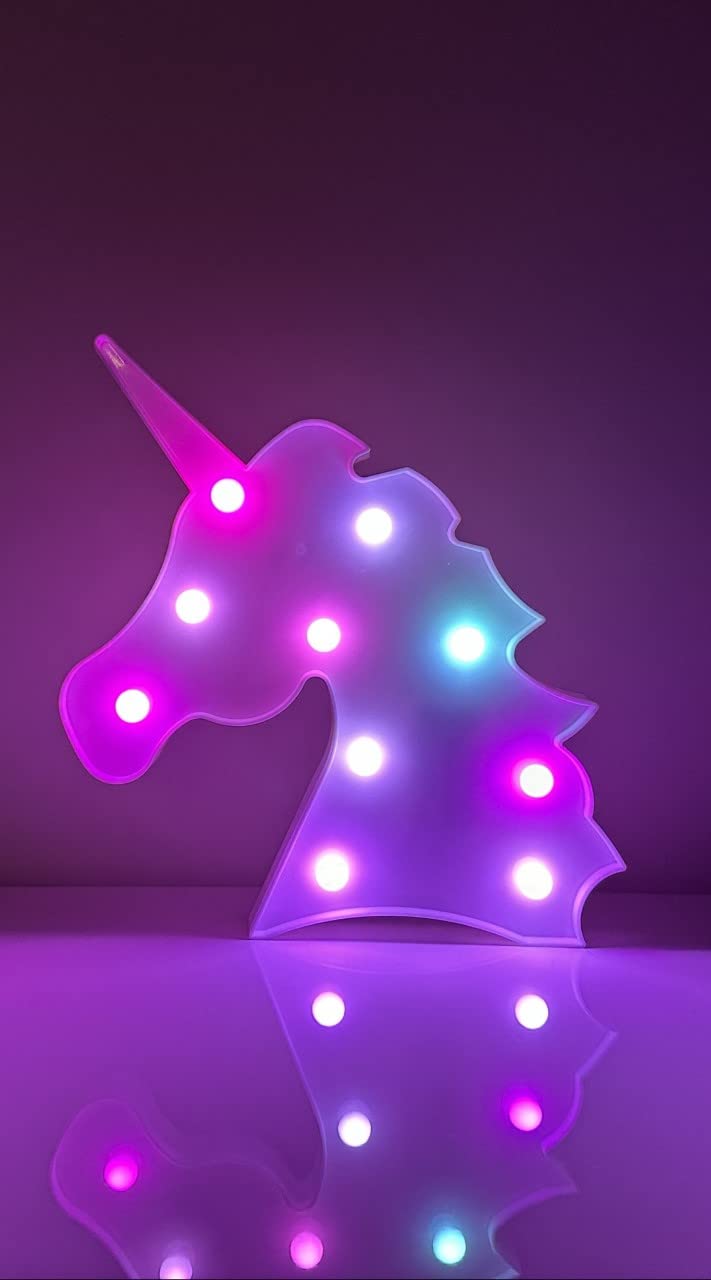 PRĀNA LIFÉ Unicorn LED Light– Magical Rainbow Color Lamp for Wall & Table Decoration for Home, Bedroom, Valentine's day, Parties| Wedding| Gift for Children| Adults| Gift for Her [Energy Class A] — image 1