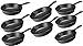 Lodge LMS3 Miniature Skillet,Black 3.5-inch - Pack of 8