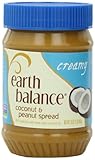 Earth Balance Coconut and Peanut Butter Spread, Creamy, 16 Ounce (Pack of 12)