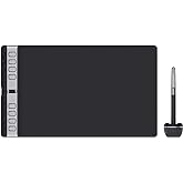 2023 HUION Inspiroy 2 Large Drawing Tablet, 10x6inch Art Tablet with Scroll Wheel 3-Set 8 Customized Keys Battery-Free Stylus