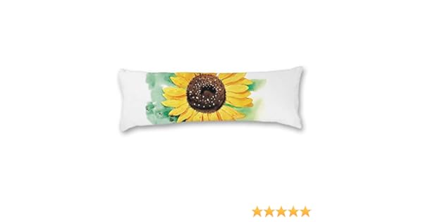 Amazon Com Utf4c Pottery Barn Sunflower White Body Pillow Covers