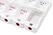 Weekly Pill Organizer Case - 7 Day AM PM Push Button Vitamin Box - Safe Pill Dispenser for Supplements & Pills - Large Daily Medicine Container with Transparent Lids & Big Letters by SURVIVE! Vitamins