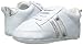 Luvable Friends Unisex Baby Crib Shoes, Silver Sneaker, 6-12 Months