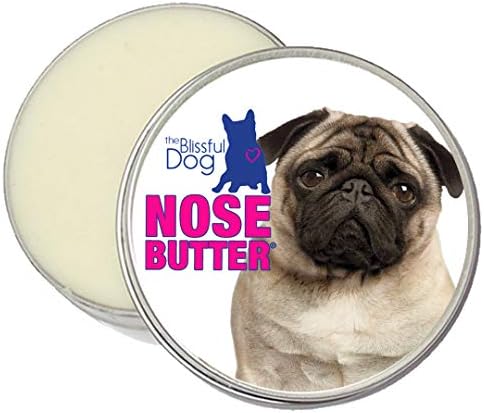 The Blissful Dog Fawn Pug Unscented Nose Butter - Dog Nose Butter, 2 Ounce