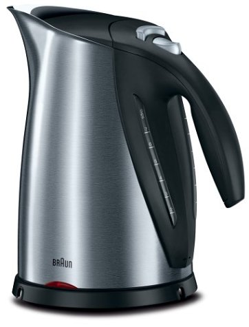 Click Here to See More Images Braun WK600 Impressions 7-Cup Electric Kettle, Brushed Stainless Steel