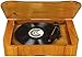 Crosley CR4401D-OA Bluetooth Turntable Console with CD Player and AM/FM Radio, Oakthumb 1