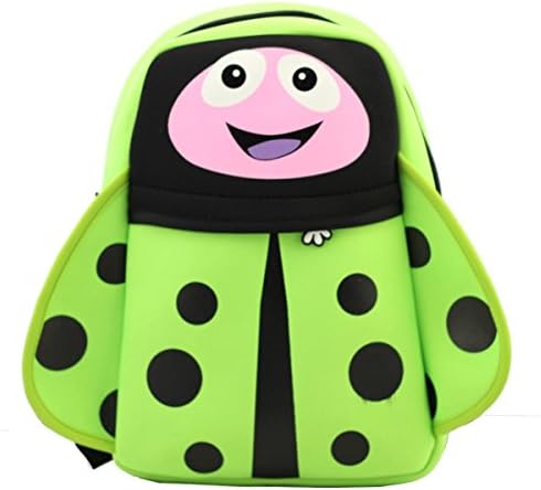 HUIB Kid Backpack Cute 3D Ladybug Cartoon Animal Neoprene Bag for Baby(AB048-g)