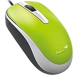Genius Classic Wired Optical Mouse, Green (DX-120green)