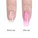 1 Pc Builder Nail Gel Quick Building Nail Tips Finger Extension Poly Glue Gel Nail Art UV LED Builder Nail Gel Nail Enhancement Tool (Clear)
