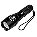 Tactical Flashlight KROV Portable Ultra Bright Handheld Taclight Torch with Adjustable Focus and 5 Light Modes for Camping Hiking Emergency