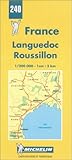 Michelin Languedoc/Roussillon, France Map No. 240 (Michelin Maps & Atlases) by