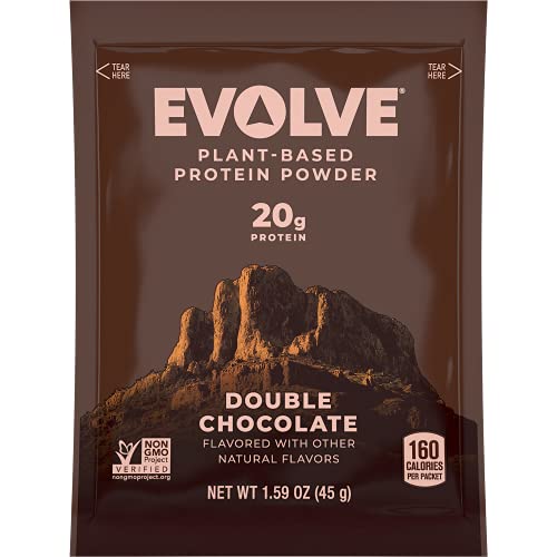 Evolve Protein Powder Packet, Classic Chocolate, 20g Protein, 5 Count