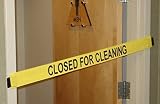 (2 Pack) Closed for Cleaning Sign with Magnetic Ends
