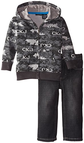 Calvin Klein Baby Boys' Printed Hoody with Jeans