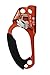 NewDoar Left Hand Ascender Rock Climbing Tree Arborist Rappelling Gear Equipment CE Certified Rope Clamp for 8~13MM Rope(Left Orange)