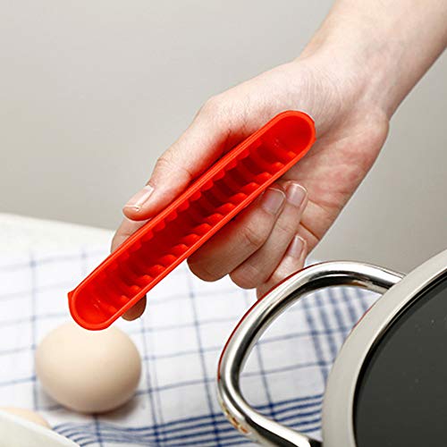QELEG Silicone Handle Holder Silicone Assist Handle Sleeve Grip, Handle Cover (Black) - Thumbnail 2