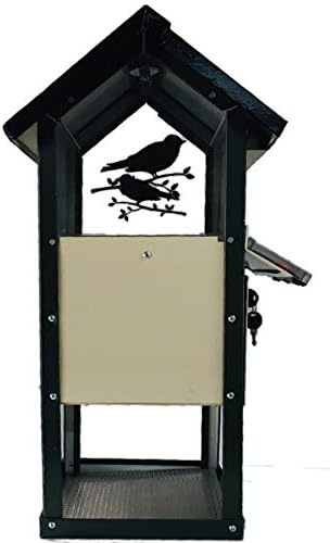 Amazon Com Jorden Innovations Automatic Solar Bird Feeder Beige