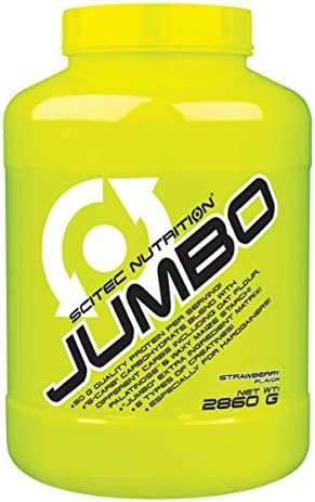 Top Quality Whey Protein Mass Gainer Scitec Nutrition Jumbo 2860g Strawberry Amazon Co Uk Grocery