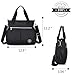 Tote Handbags,Crossbody Bags for Women,ZYSUN Nylon Lightweight Satchel Shoulder Bag (2-black)