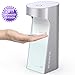 GLAMFIELDS Soap Dispenser Upgraded 13.5oz/400ml Touchless Automatic Soap Dispenser Hands-Free Liquid Dish Soap Dispenser, IPX4 Waterproof for Kitchen Bathroom (Silver)
