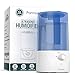 PONNYC Cool Mist Humidifier - Rotatable Mist Nozzle - Ultrasonic Humidifier for ‎Bedroom, Baby room, Home, Office, Gym - Essential Oils Diffuser - Premium Air Humidifier - 0.9 Gal, 9 hours of work‎