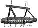 Oval Hanging Pot Rack with Grid & 16 Hooks