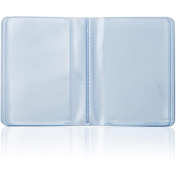 Amazon.com: XiuGlimpse Set of 2 Clear Credit Card Holder Wallet Insert with  10 Protective Sleeves,Plastic Card Wallet Inserts for Medicare Social  Security ID Photoy,Compatible with Bifold Wallets for Men & Women :