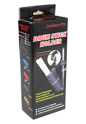 Vizcaya DSH10 Drum Stick Holder Drum Stick Bag with Drum Key (Black) - Thumbnail 7