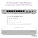 NETGEAR 10-Port Gigabit Ethernet Smart Managed Pro PoE Switch with Insight Cloud Management (GC110P) - with 8 x PoE @ 62W, 2 x 1G SFP, Desktop