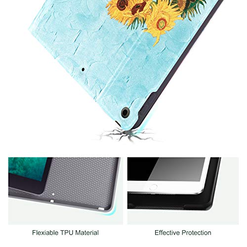 Lokigo New iPad 10.2 Case 2019 Premium Shockproof Case with Soft TPU Back and Auto Sleep/Wake Feature for iPad 10.2 inch 7th Generation